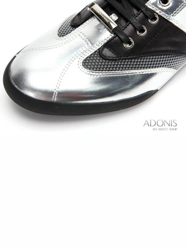 Two Tone Low Top Sneakers Black Silver - DIOR - BALAAN 3