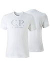 11th Anniversary Logo Print Slim Fit TShirt 04CMTS200A 112 - CP COMPANY - BALAAN 1