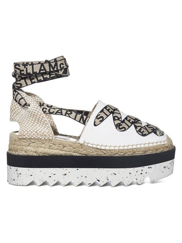 Gaia Platform Espadrilles White - STELLA MCCARTNEY - BALAAN 1