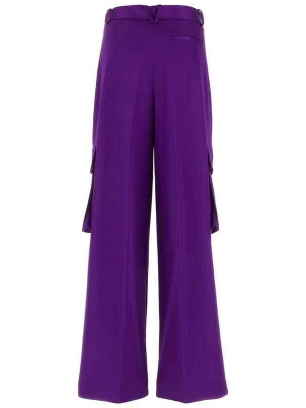 Women's Cargo Wide Pants Violet - VERSACE - BALAAN 3