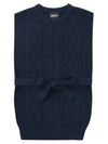 strap knit vest navy - AJOBYAJO - BALAAN 1