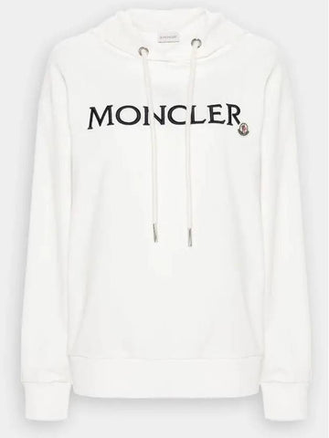 Women s Front Embroidered Logo Cotton Hoodie 8G00016 89A1K 037 - MONCLER - BALAAN 1