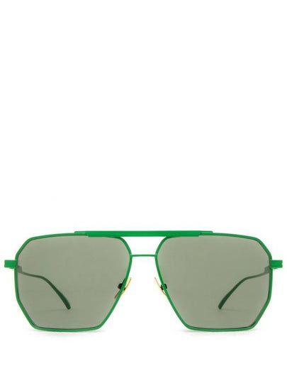 Eyewear Boeing Square Sunglasses Green - BOTTEGA VENETA - BALAAN 2