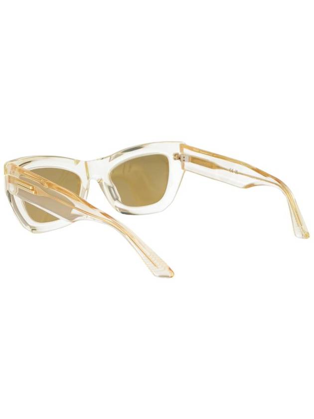 Sunglasses BV1251S 004 TRANSPARENT YELLOW - BOTTEGA VENETA - BALAAN 5