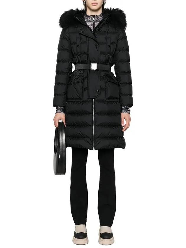 Women's Khloe Long Down Padding Black - MONCLER - BALAAN 3