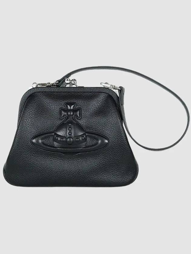 Vegan Biogreen Clutch Bag Black - VIVIENNE WESTWOOD - BALAAN 3