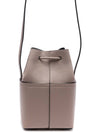 Gancini Mini Bucket Bag Beige - SALVATORE FERRAGAMO - BALAAN 5