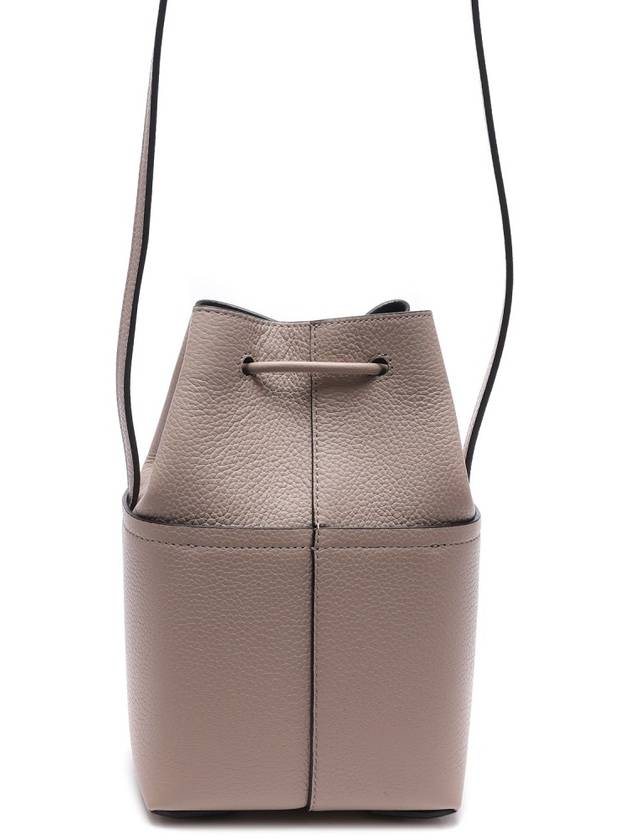 Gancini Mini Bucket Bag Beige - SALVATORE FERRAGAMO - BALAAN 5