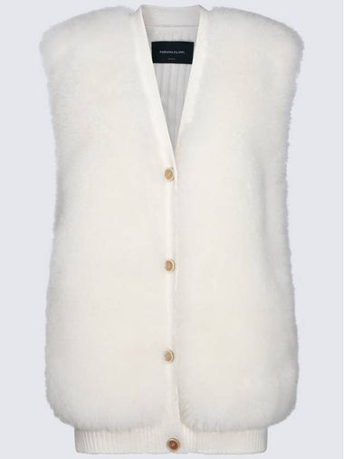 Fabiana Filippi White Wool Casual Jacket - FABIANA FILIPPI - BALAAN 1