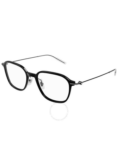 MB0207O 001 Officially imported square horn rimmed lightweight luxury eyeglasses frame - MONTBLANC - BALAAN 2