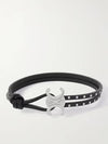 Stud Clasp Bracelet Silver Black - CELINE - BALAAN 3