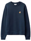 Fox Cotton Sweatshirt Navy - MAISON KITSUNE - BALAAN 2