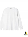 Base Long Sleeve T-Shirt White - CARHARTT WIP - BALAAN 2