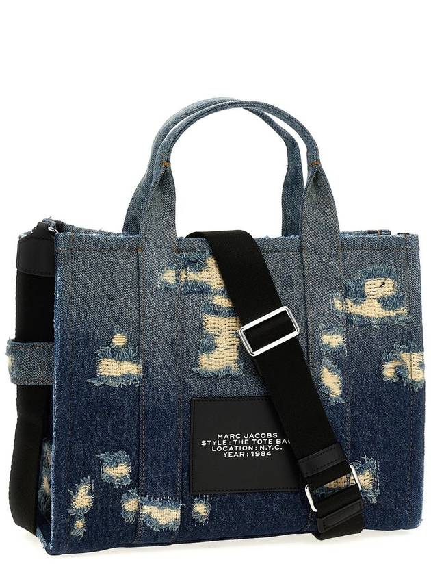 Marc Jacobs 'The Rip And Repair Denim Medium Tote' Shopping Bag - MARC JACOBS - BALAAN 2