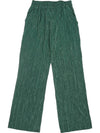 Wide Banding Pleated Pants Green - FOREEDCLUB - BALAAN 2