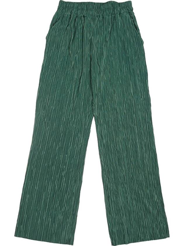 Wide Banding Pleated Pants Green - FOREEDCLUB - BALAAN 2