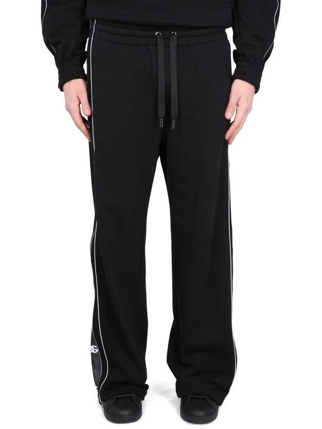 23 SS Side Logo Drawstring Waistband Track Pants - DOLCE&GABBANA - BALAAN 3