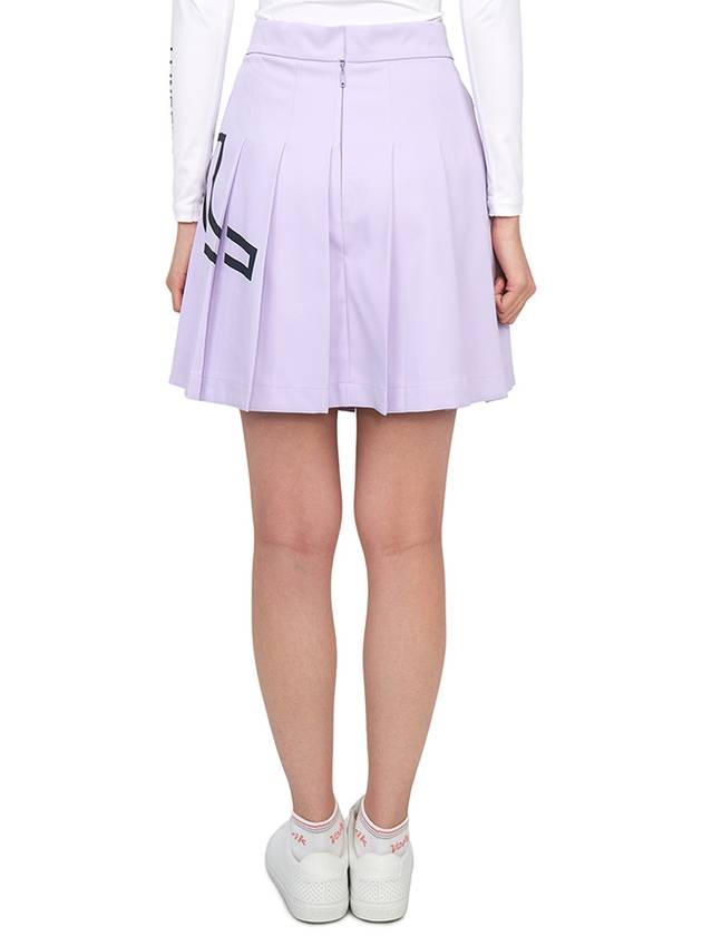 Naomi Pleated Skirt Lavender - J.LINDEBERG - BALAAN 4