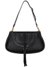 Calfskin Clutch Shoulder Bag Black - CHLOE - BALAAN 4