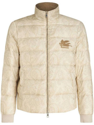 Paisley Print Padding Jacket Ivory - ETRO - BALAAN 1