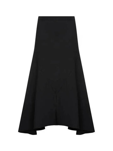 Handkerchief Hem Shooting Skirt Black 271386 - MARNI - BALAAN 1