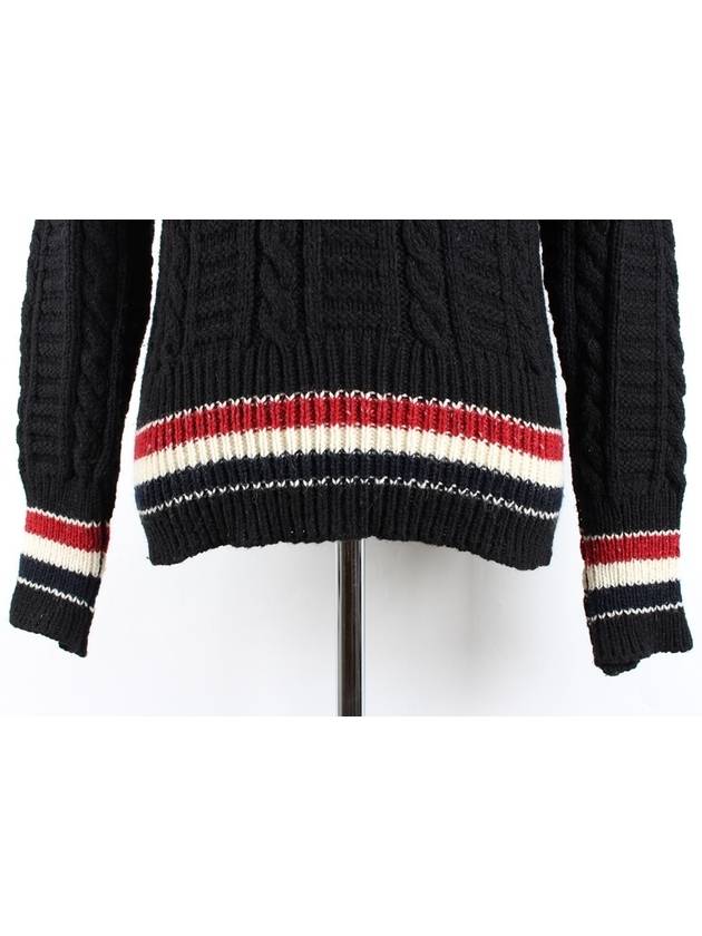 Donegal stitch knit 1 95 - THOM BROWNE - BALAAN 7