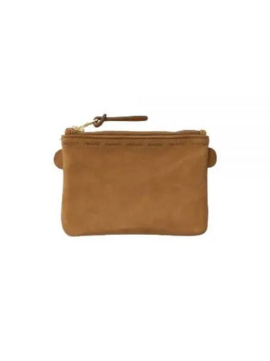 24 SUEDE ESSENTIALS CASE 0124103003026 LT BROWN Leather Wallet - VISVIM - BALAAN 1