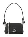 Women s Shoulder Bag Vivienne Westwood With Logo Appliqu Black - VIVIENNE WESTWOOD - BALAAN 3