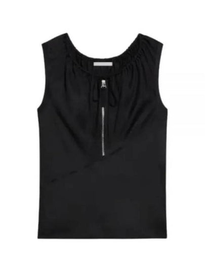 Drawstring Sleeveless Black - HELMUT LANG - BALAAN 2