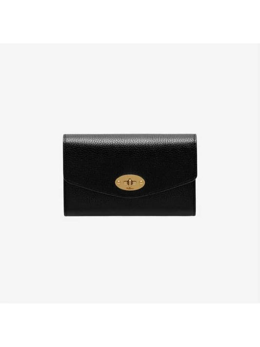 Darley Small Classic Grain Medium Wallet Black - MULBERRY - BALAAN 2