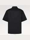 1AFR04 Flocked Short Sleeved Cotton Shirt - LOUIS VUITTON - BALAAN 3
