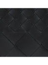 Intrecciato Leather Bi Fold Half Wallet Black - BOTTEGA VENETA - BALAAN 3