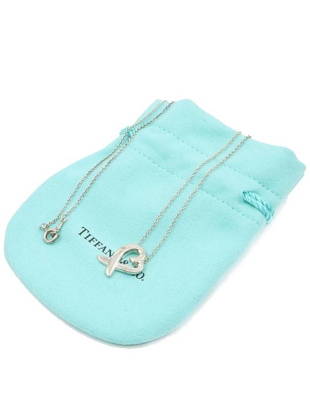 Women s Tiffany Co 925 Sterling Silver Paloma Picasso Loving Heart Pendant Necklace gt Gangbuk used luxury goods - TIFFANY & CO. - BALAAN 3