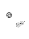 Imber Crystal Stud Earrings Silver - SWAROVSKI - BALAAN 2