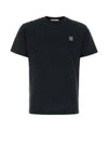 Organic Cotton Short Sleeve T-Shirt Black - STONE ISLAND - BALAAN 2