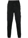 Wappen Patch Cargo Track Pants Black - STONE ISLAND - BALAAN 2