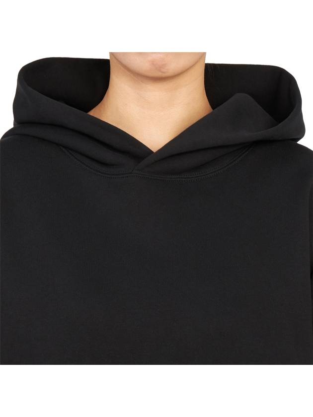 Women's Care Label Hooded Top Black - BALENCIAGA - BALAAN.