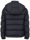 POIRIER logo hood padded jacket 1A001 46 549SK 779 - MONCLER - BALAAN 3