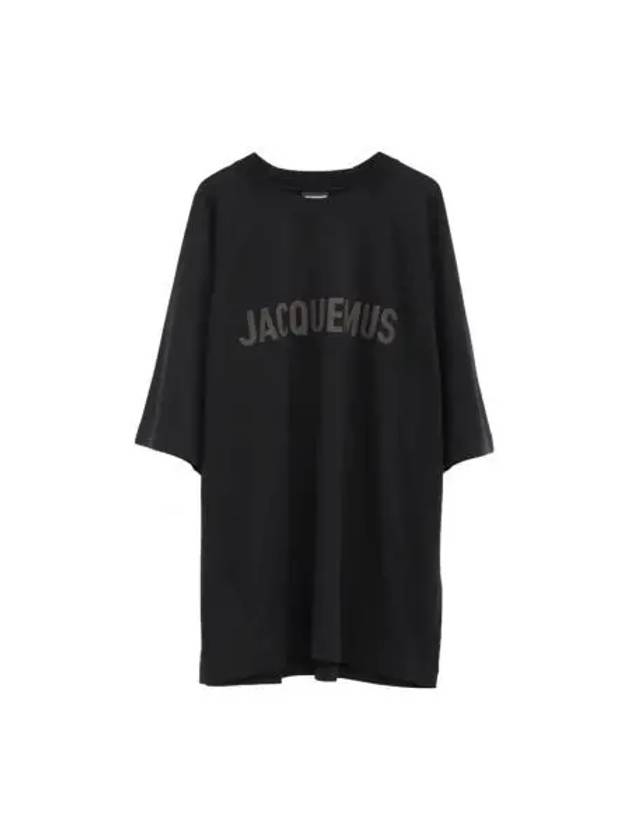 Le Typo Short Sleeve T-Shirt Black - JACQUEMUS - BALAAN 2