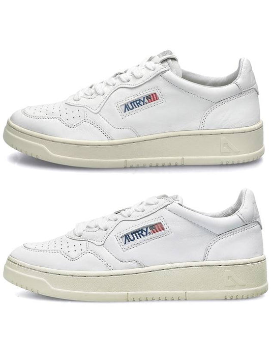 Medalist Goatskin Low Top Sneakers White - AUTRY - BALAAN 2