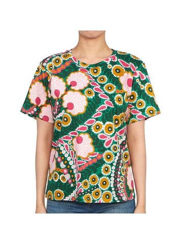 Dula Short Sleeve T-Shirt Green - MAX MARA - BALAAN 1