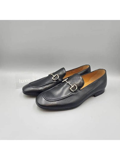 Horsebit Leather Loafers Black - GUCCI - BALAAN 2