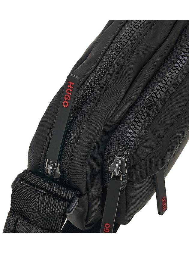 Ethon 2.0 Logo Patch Cross Bag Black - HUGO BOSS - BALAAN 9