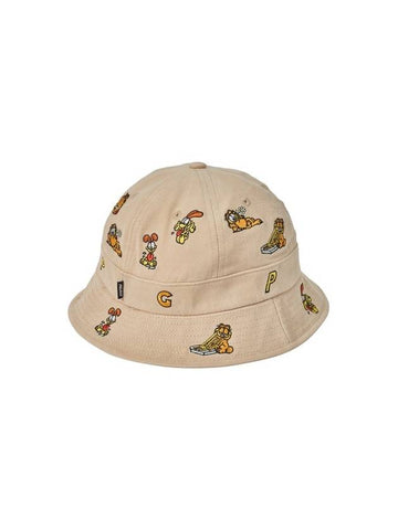 Garfield Bucket Hat Beige - PALACE - BALAAN 1