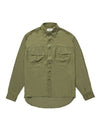 LOOSE FIT MILLITARY SHIRT KHAKI - ROLLING STUDIOS - BALAAN 2