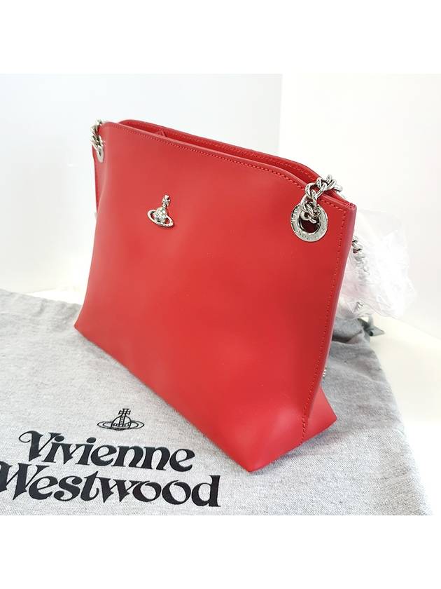 Chain Bag Corinna Small Red 4101004941472H401 - VIVIENNE WESTWOOD - BALAAN 4