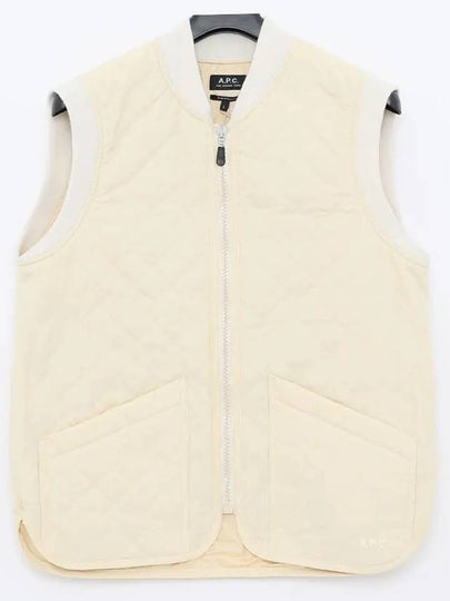 Quilted Vest Ivory - A.P.C. - BALAAN 2