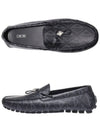 CD Diamond Drawstring Loafers Black - DIOR - BALAAN 4