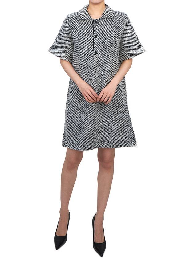 Women s collar short sleeve mini dress KW1282 YN0390 903 - JW ANDERSON - BALAAN 6