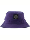 Econyl Regenerated Nylon Bucket Hat Purple - STONE ISLAND - BALAAN 2